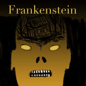 Illustration of the creature from Frankenstein